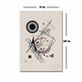 Wallity Lienzo Decorativo Kandinsky Multicolor 70 x 100 cm